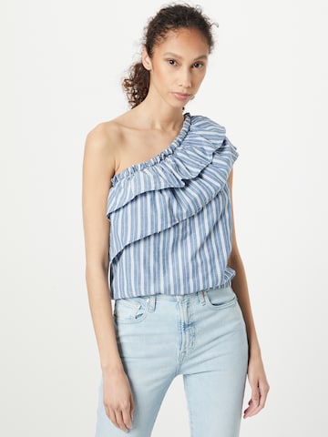 VERO MODA Top 'PAULINA' in Blauw: voorkant