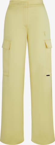 HUGO Red Cargo Pants 'Hakila-1' in Yellow: front