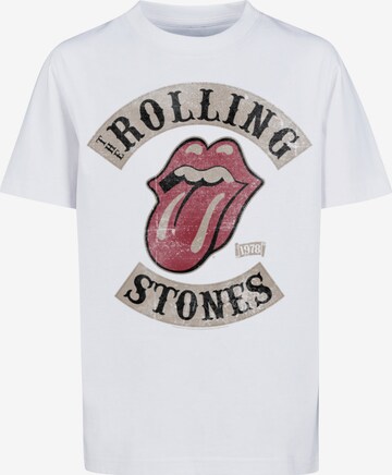 F4NT4STIC Shirt 'The Rolling Stones' in Wit: voorkant