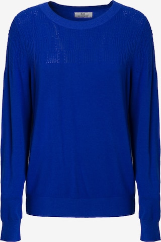 Influencer Pullover i blå: forside