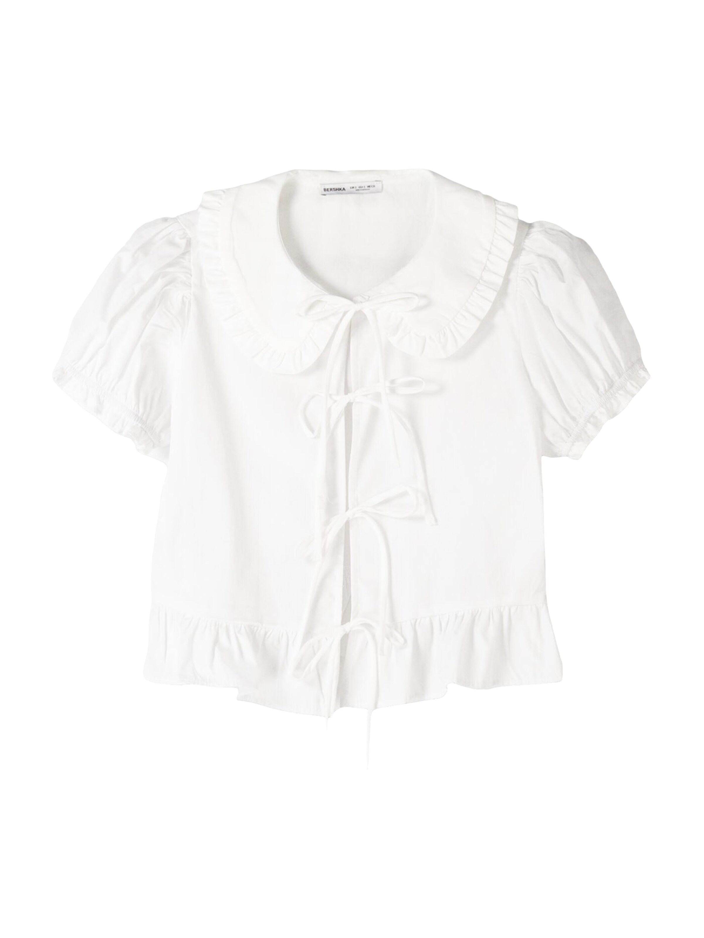 Bershka Bluzka w kolorze biały: przód