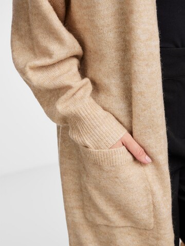 YAS Knit cardigan 'YASBALIS' in Beige