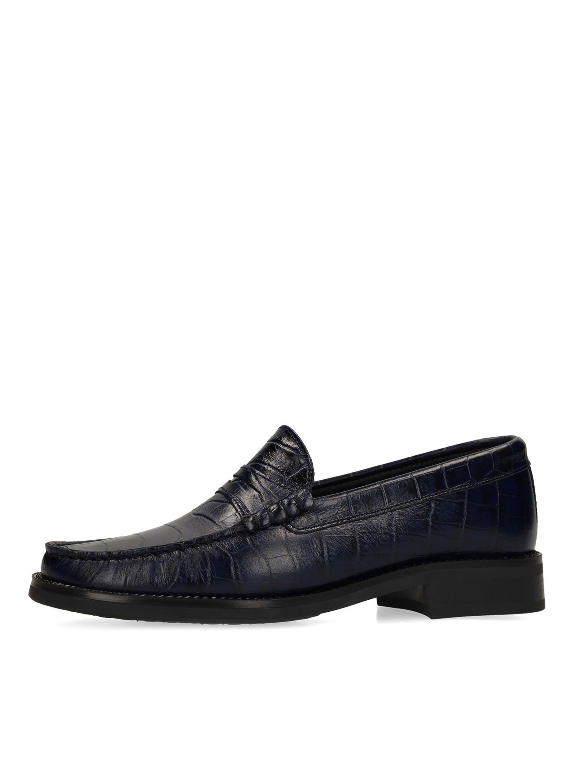 MANFIELD Mocassin en 36 en bleu marine, Vue avec produit
