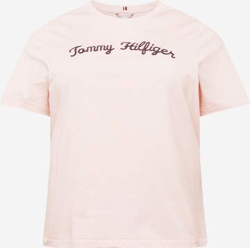 Tommy Hilfiger Curve T-Shirt in Pink: predná strana