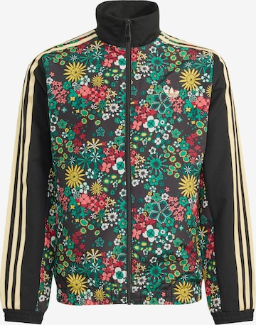 ADIDAS ORIGINALS Tussenjas 'Adidas Originals x Liberty London' in Zwart: voorkant