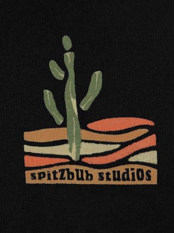 SPITZBUB Shirt 'Black Journey' in Schwarz