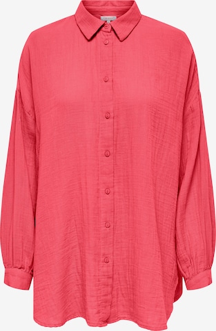 Camicia da donna 'ONLThyra' di ONLY in rosso: frontale