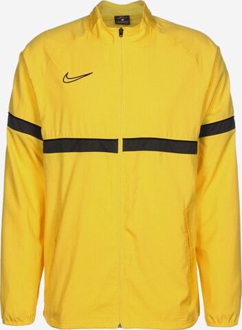 NIKE Athletic Jacket 'Academy 21' in Yellow: front