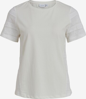 VILA Shirt 'Triva' in Wit: voorkant