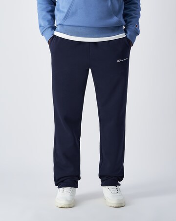Champion Authentic Athletic Apparel Широка кройка Панталон в синьо: отпред