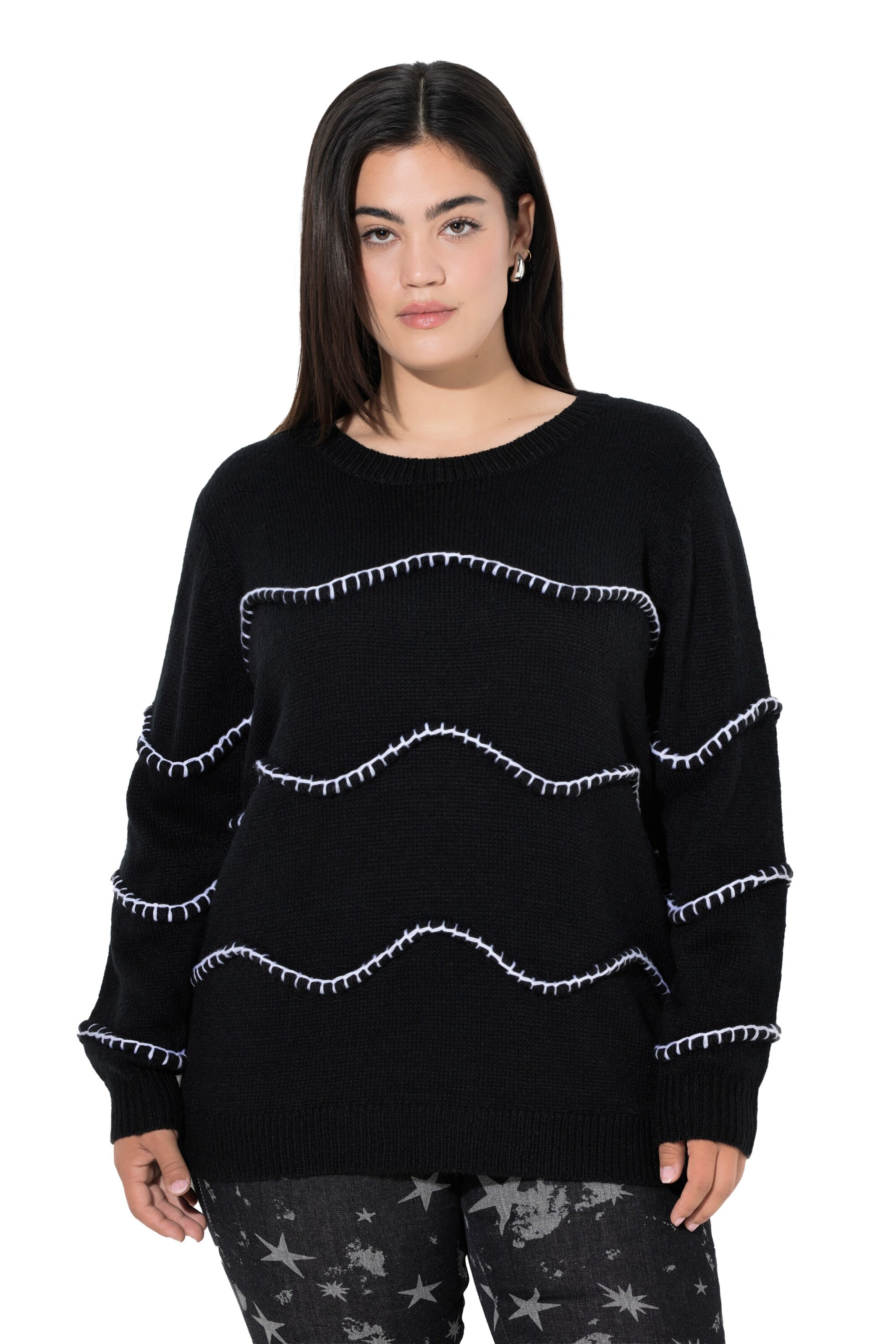 Angel of Style Trui in Zwart: voorkant