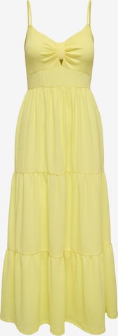 JDY Καλοκαιρινό φόρεμα 'JDYONA' σε κίτρινο: μπροστά