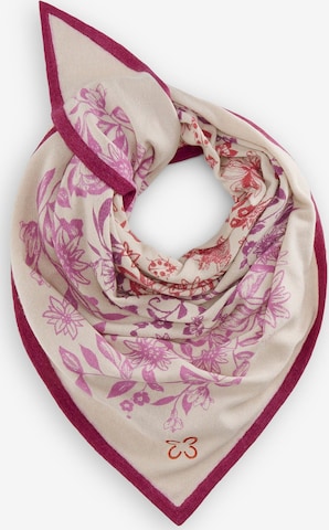 Foulard traditionnel CODELLO en rose : devant