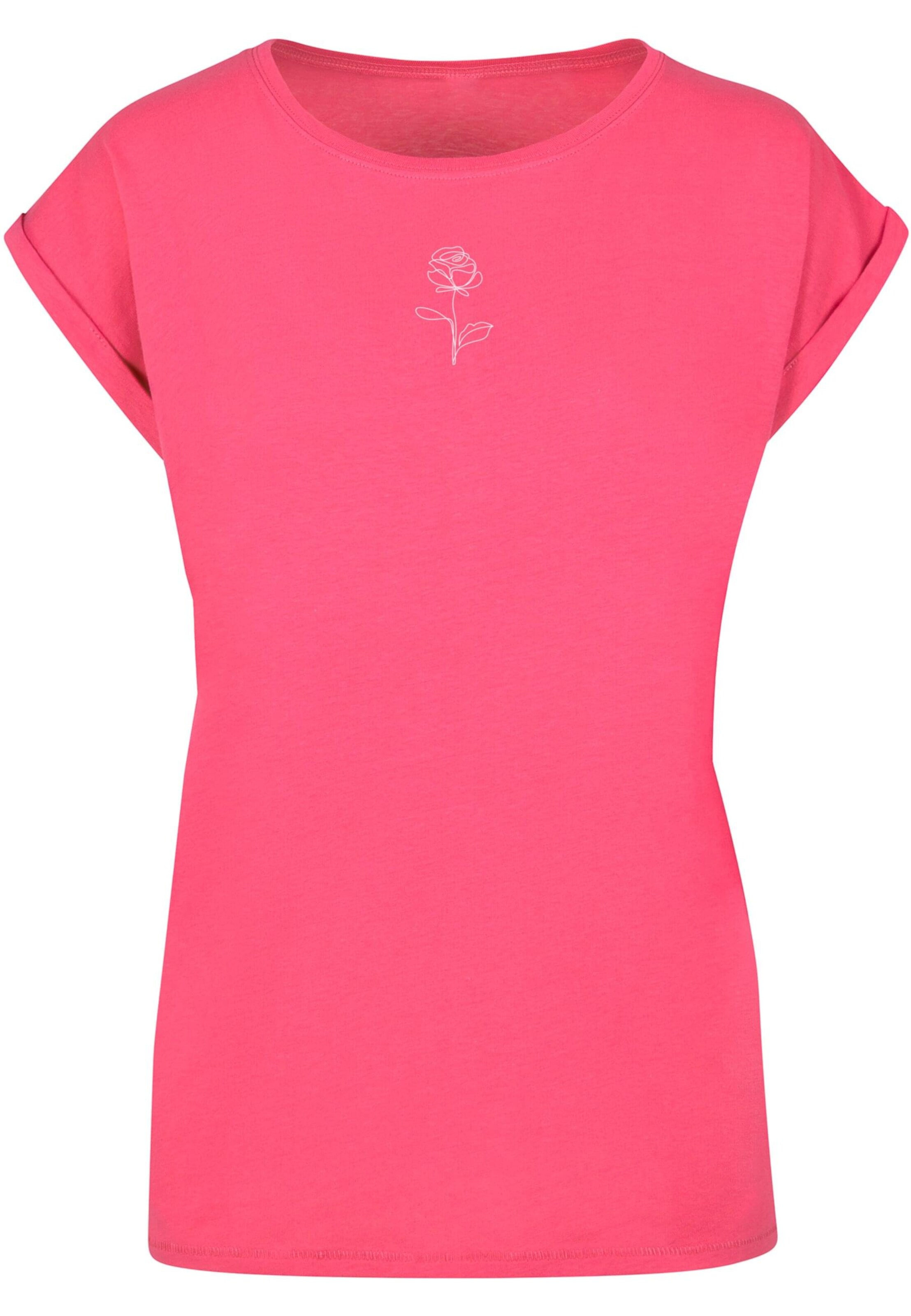 Merchcode - Camisa 'Spring - Rose' em rosa: frente