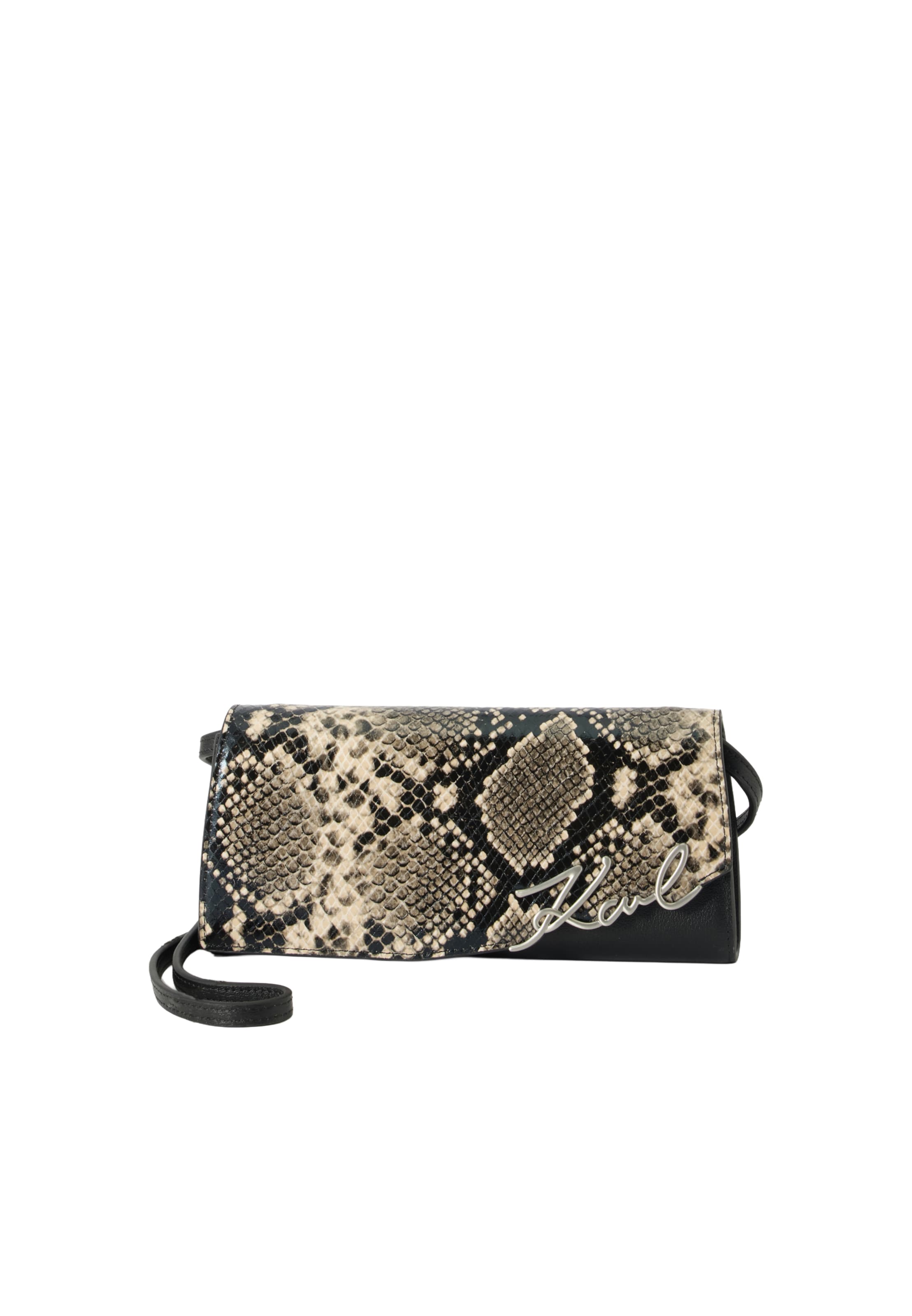 Karl Lagerfeld - Bolso de hombro 'K/SIGNATURE' en negro: frente