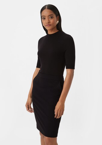 COMMA Sweater in Black: front