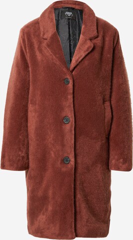 Le Temps Des Cerises Between-Seasons Coat in Red: front