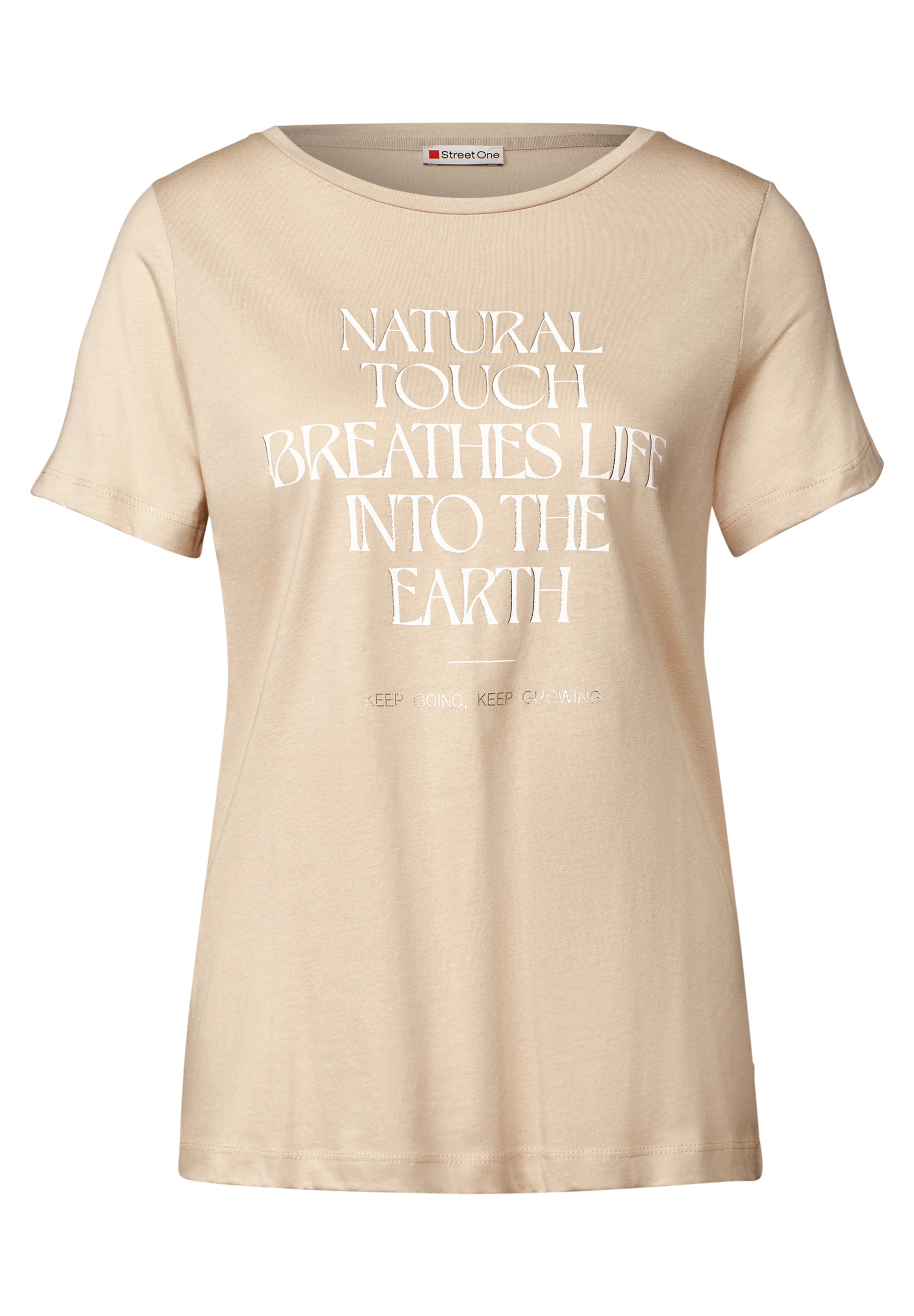 STREET ONE - Camisa em bege: frente