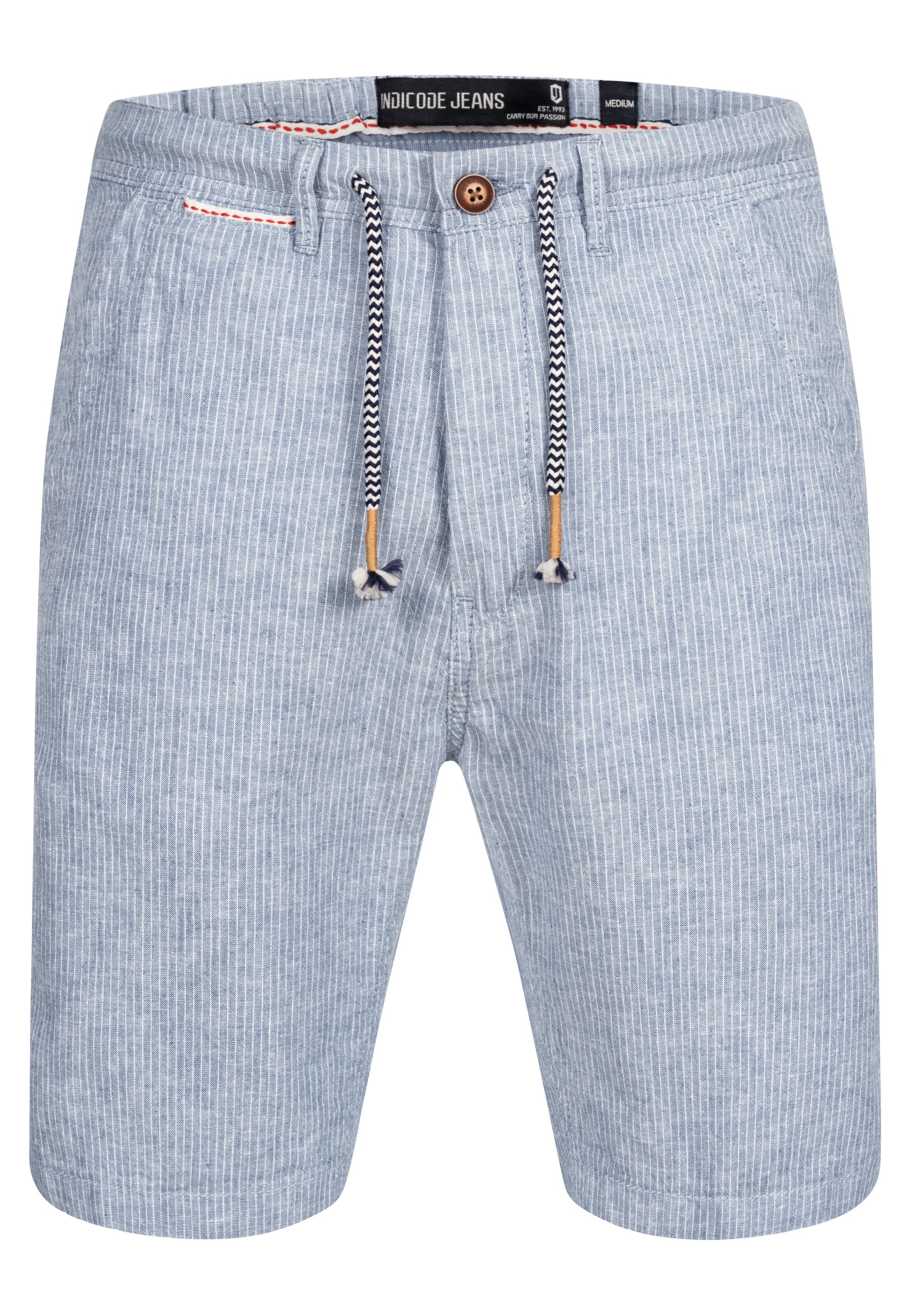 INDICODE JEANS Shorts in Blau: Vorderseite