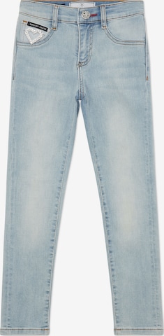 Philipp Plein Jeans 'Heart' in Blauw: voorkant