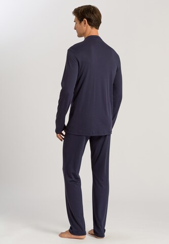 Hanro Pyjama 'Day & Night' in Blau
