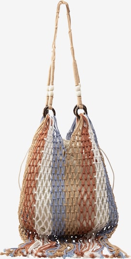 IZIA Shopper in Blue / Brown / Sepia / Off white, Item view