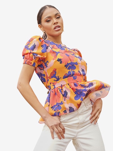 Chi Chi London Blouse in Gemengde kleuren: voorkant