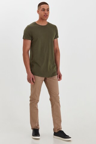 !Solid Shirt 'LONGO' in Groen