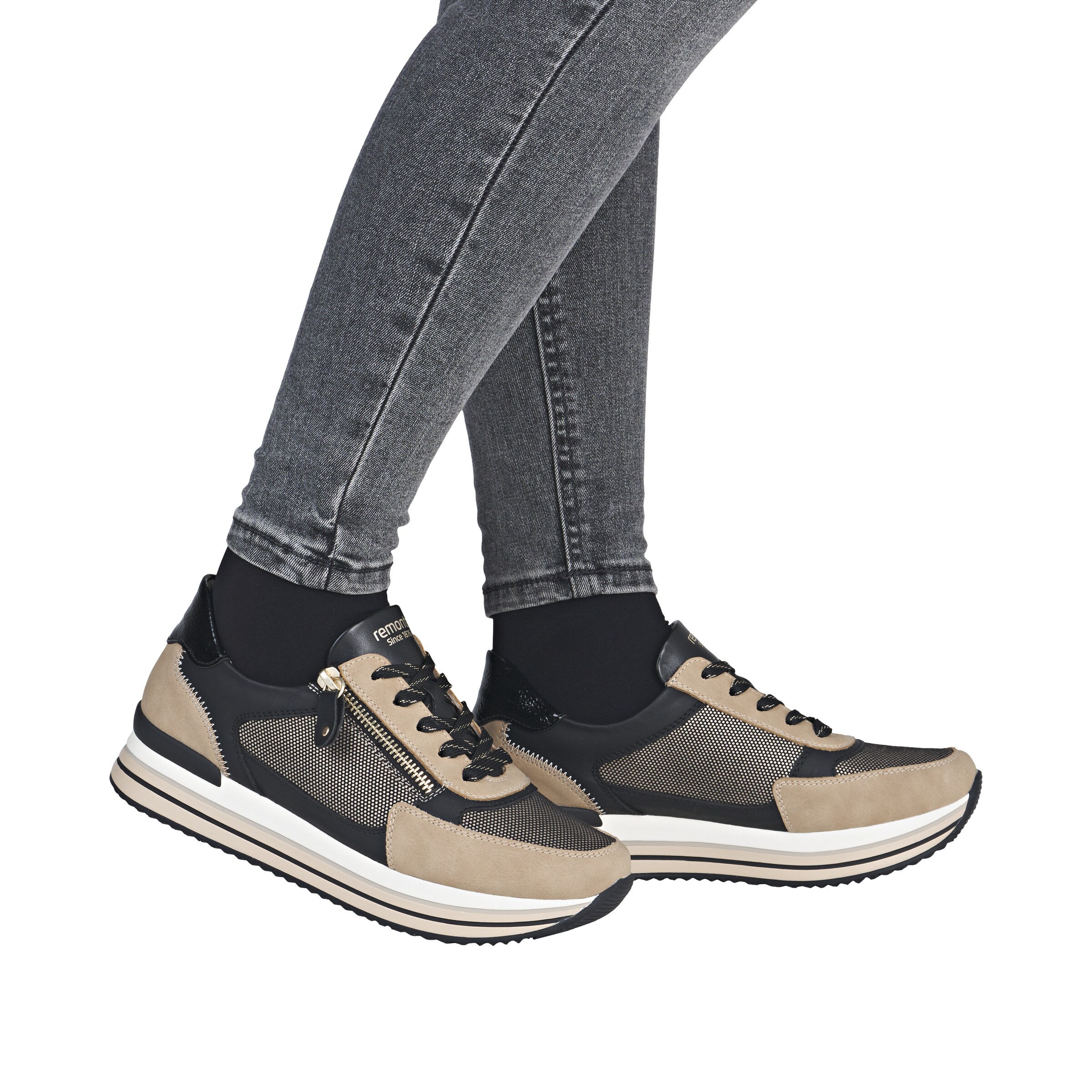 REMONTE Sneaker 'D1328' in Schwarz