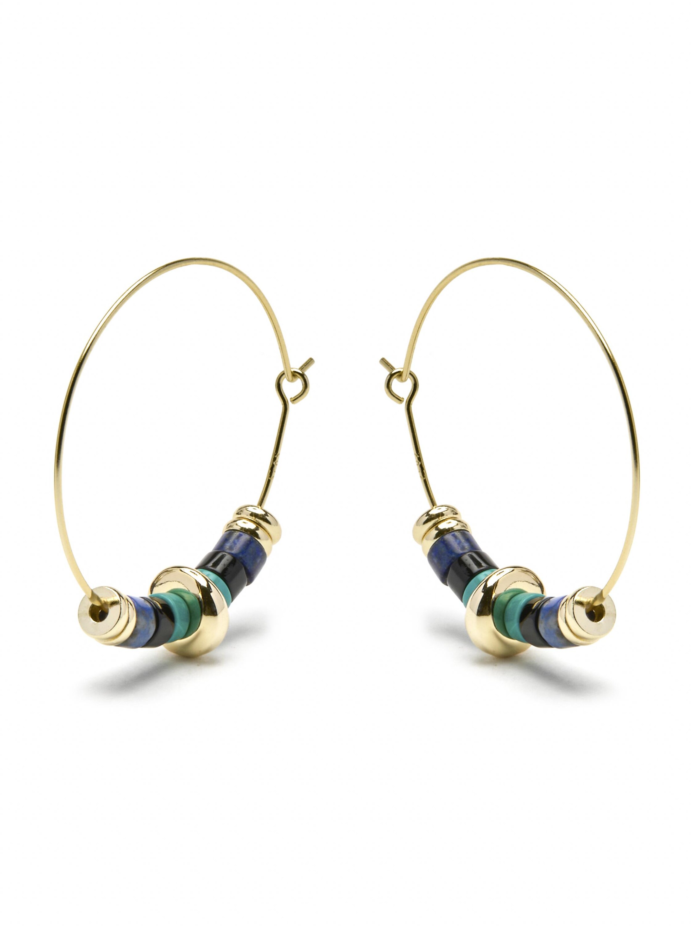 Luxenter Oorbellen 'Darkba' in Groen