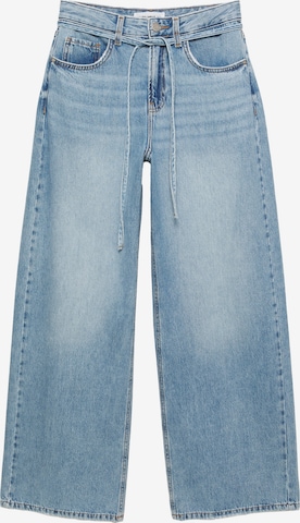 Baggy Jean Pull&Bear en bleu : devant