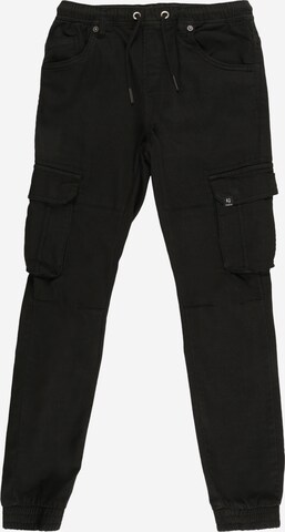 GARCIA Tapered Pants in Black: front