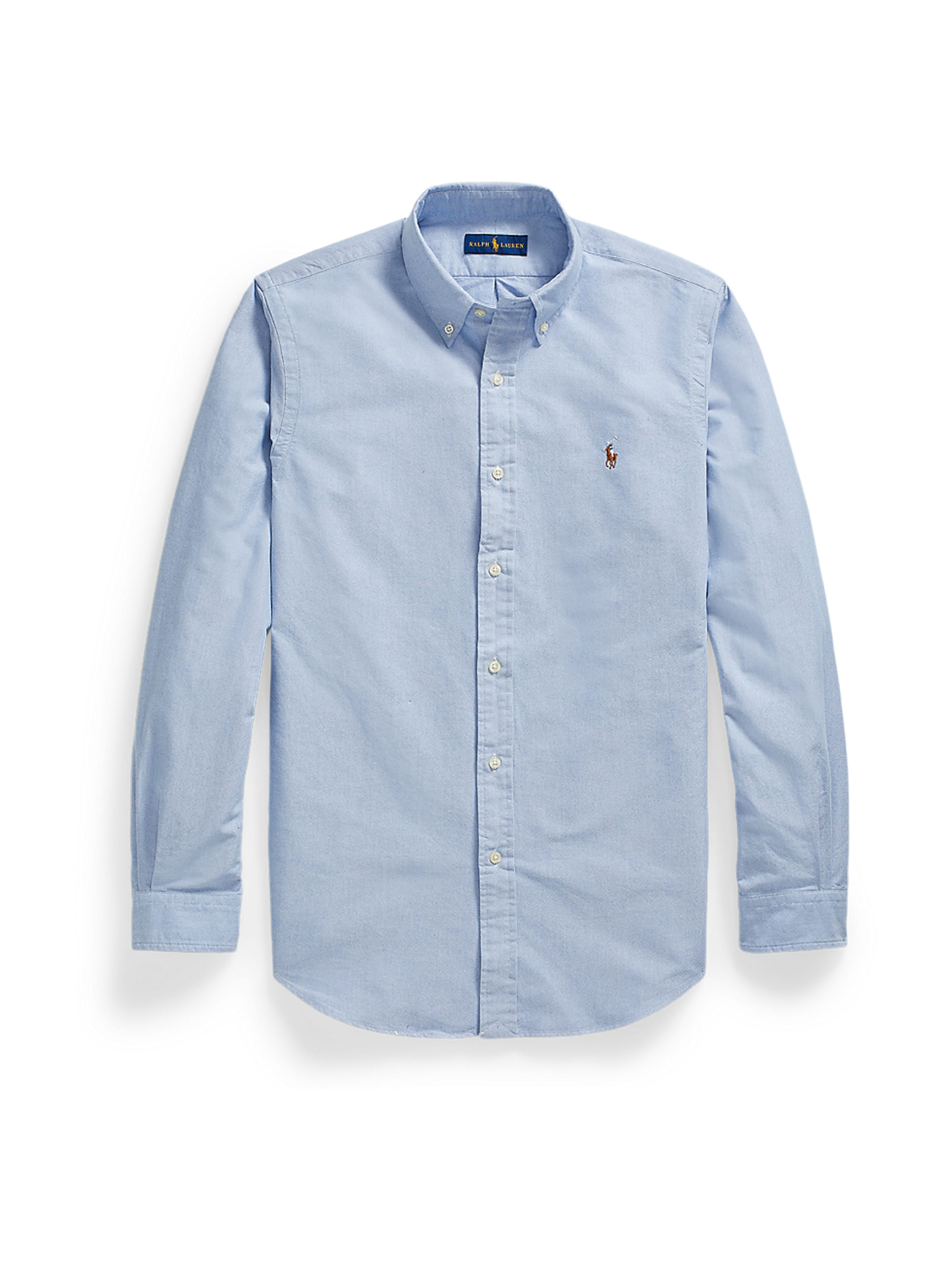 Coupe regular Chemise Polo Ralph Lauren en bleu : devant