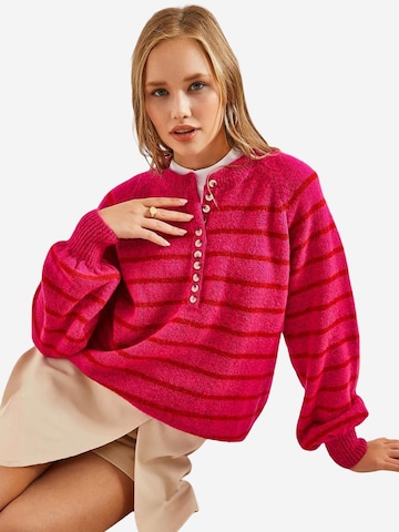 Bianco Lucci - Pullover em rosa: frente