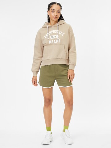 AÉROPOSTALE Sweatshirt i beige