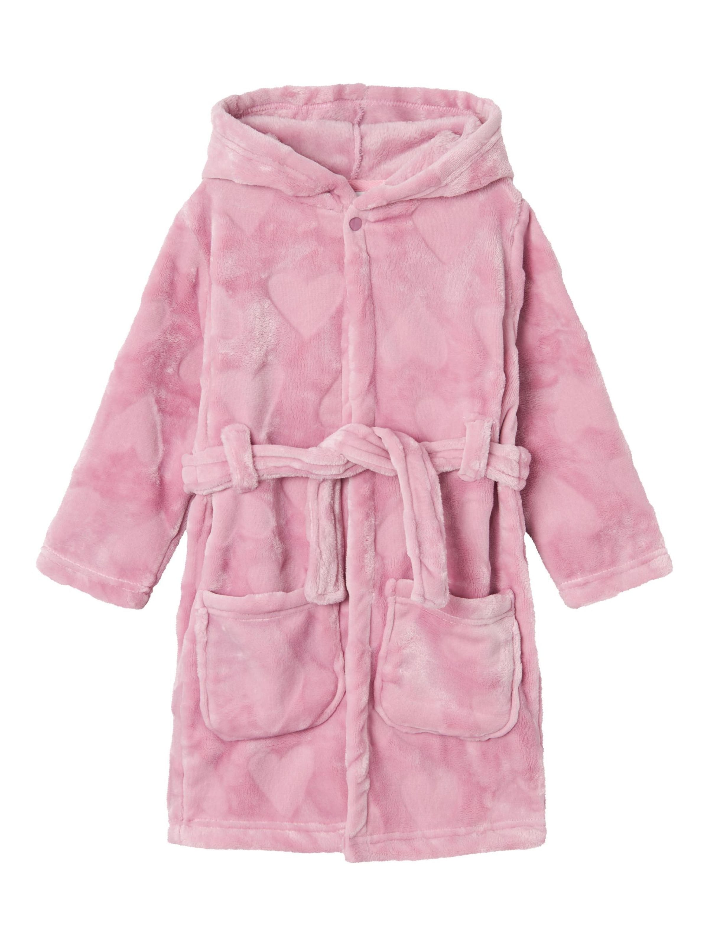 NAME IT - Albornoz en rosa: frente