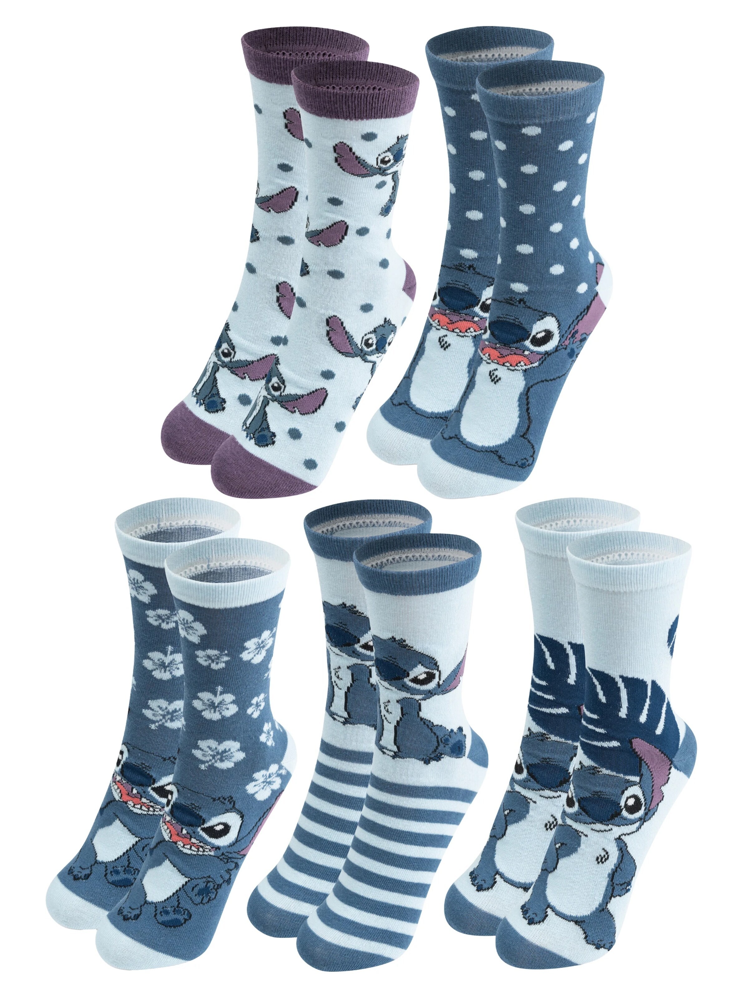 Disney Lilo & Stitch Socken‌‌‌‌‌‌ in Mischfarben: Vorderseite
