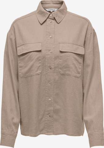 ONLY Blouse 'Caro' in Beige: voorkant
