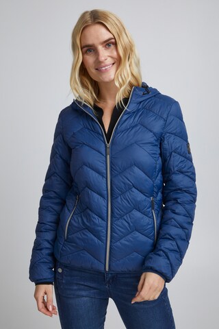 Fransa Between-Season Jacket 'FRBAPADDING' in Blue: front