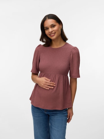 MAMALICIOUS Blouse in Pink: front