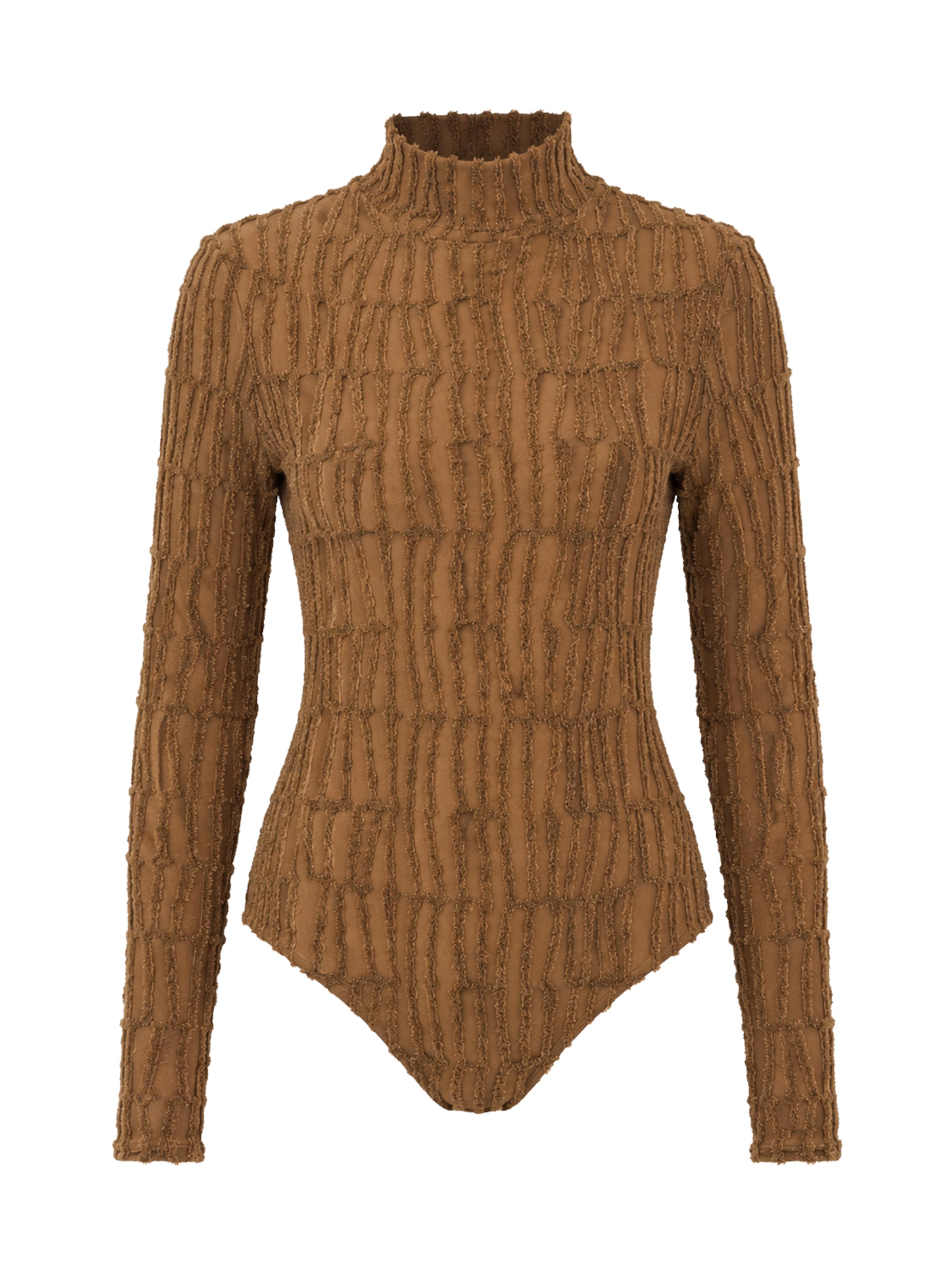 MB by Marta Buzolic Bodysuit in Beige: front
