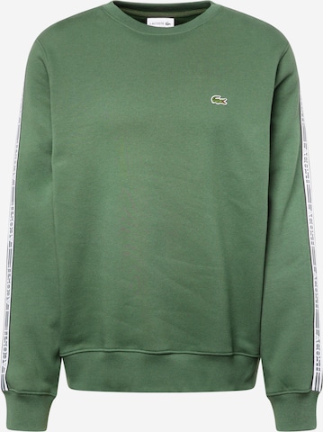 Sweat-shirt LACOSTE en vert : devant