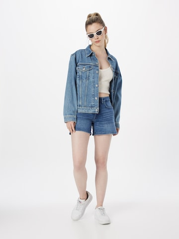 ICHI Regular Shorts 'WIGGY' in Blau