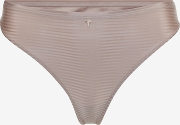 JOOP! - Tanga ' Glamour Thong ' en beige: frente