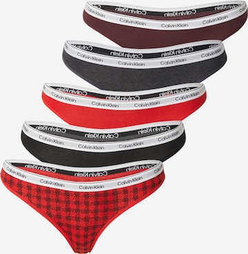 Calvin Klein Underwear Стринги в Серый: спереди