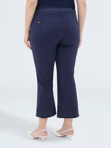 évasé Pantalon Fiorella Rubino en bleu
