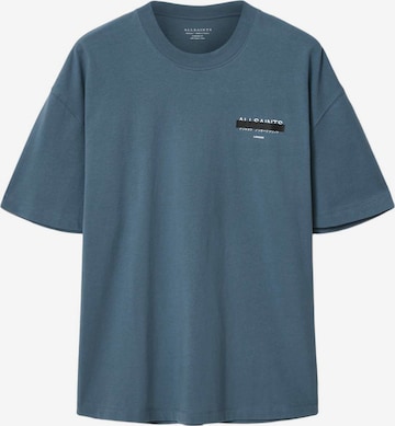 mėlyna AllSaints Marškinėliai 'REDACT': priekis