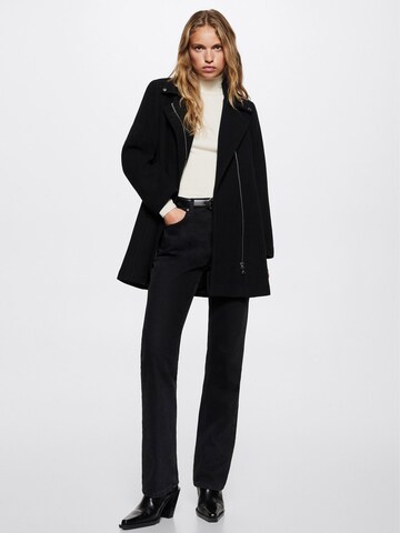 MANGO Between-Seasons Coat 'Sandy' in Black