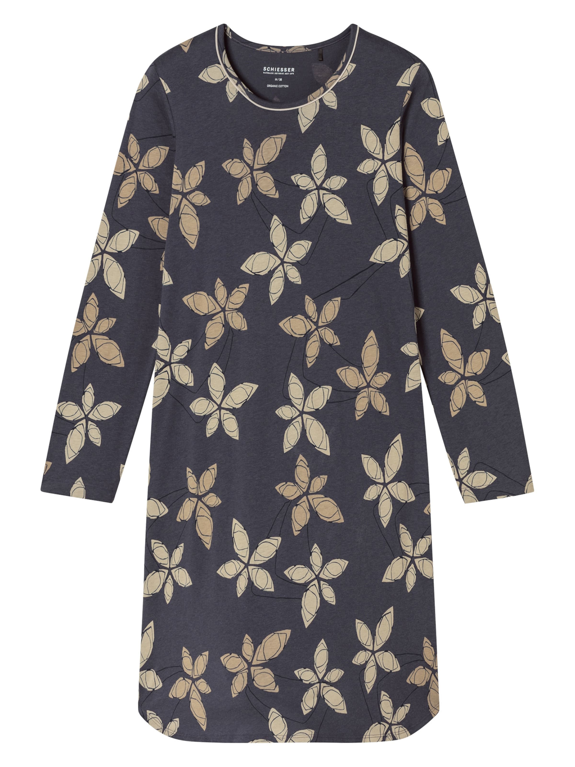 Chemise de nuit 'Comfort Nightwear' SCHIESSER en beige : devant