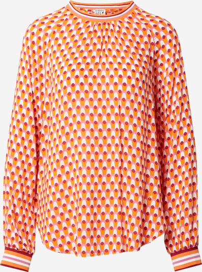 Emily Van Den Bergh Chemisier en orange clair / pitaya / rose clair / blanc, Vue avec produit